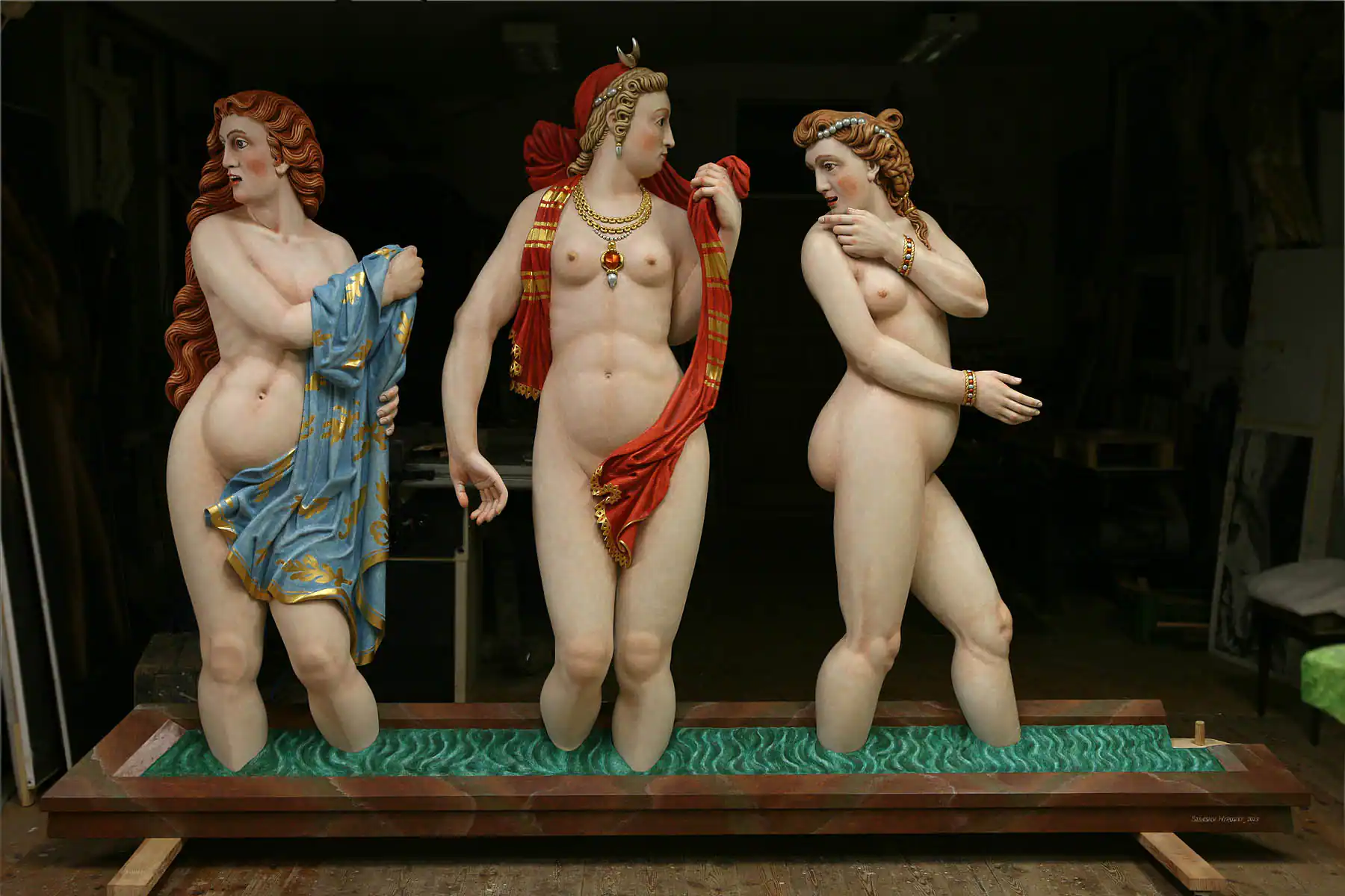 Diana w kąpieli – grupa rzeźbiarska